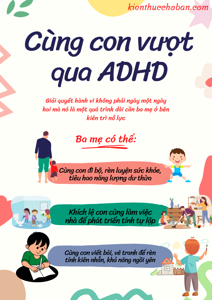Cùng con vượt qua hội chứng ADHD
